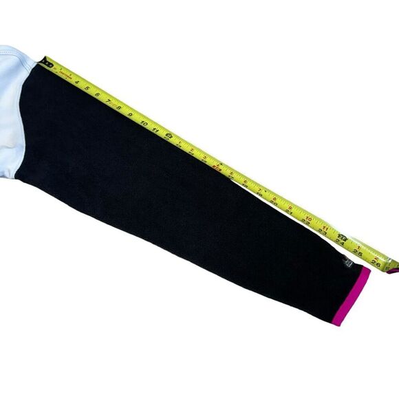 NWT Chubbies The Retro Splash Low-Pile Hoodie Women's Black Pink Front Zip M - Picture 10 of 11